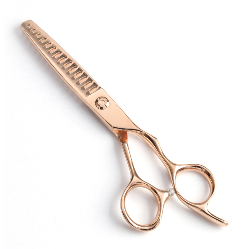 Conjunto de tesoura de corte de cabelo profissional VG10 Rose Gold