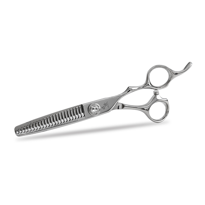 Conjunto de tesoura de corte de cabelo 'White Gem' com balança de precisão